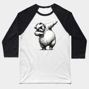 Dabbing Bear Baseball T-Shirt